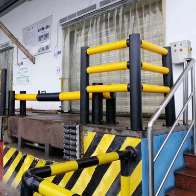 Plataforma de almacén Protector Barrera de seguridad contra colisiones Barreras de protección Puerta corredera
