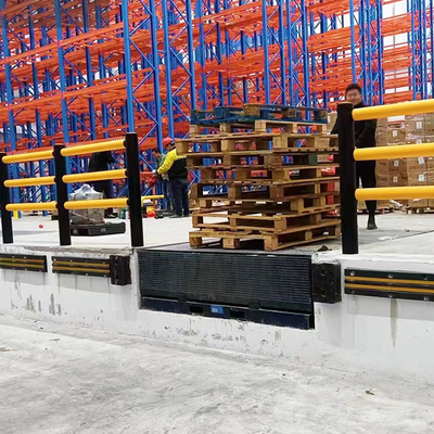 Plataforma de almacén Protector Barrera de seguridad contra colisiones Barreras de protección Puerta corredera
