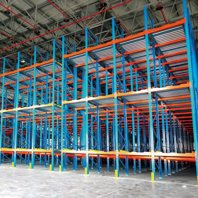 A57: Estante de almacenamiento por gravedad Almacén Estante de paletas por gravedad Estante de flujo de paletas