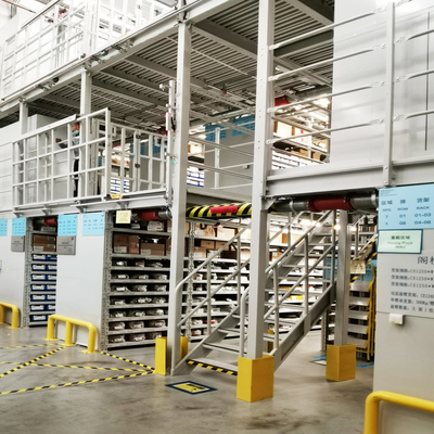 B02: Estantes de mezzanine Medio estante de mezzanine Estantes de almacenamiento de múltiples niveles Sistema de mezzanine metálico