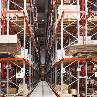 B07: Acceso muy estrecho de carga pesada Vna Estantes de paletas Almacenamiento de almacenes Vna Estantes