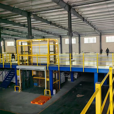 B08 Plataforma de estructura de acero, bastidores de piso de mezzanine, bastidores de almacenamiento de almacén