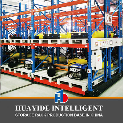 B13 Sistema eléctrico automático de estanterías móviles para almacenamiento de paletas