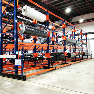 B13 Sistema eléctrico automático de estanterías móviles para almacenamiento de paletas