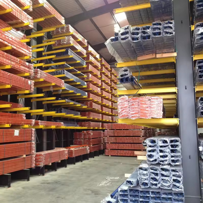 B23 Estantes de voladizo para almacenamiento de tuberías de carga pesada industriales de un solo o dos lados