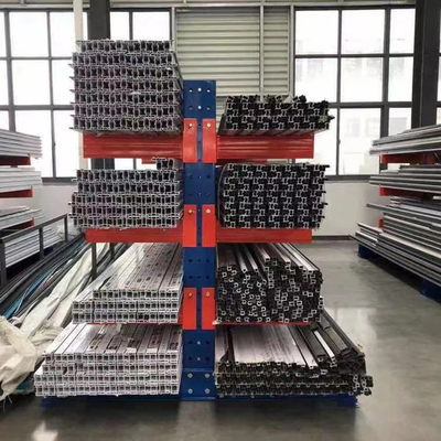 B23 Estantes de voladizo para almacenamiento de tuberías de carga pesada industriales de un solo o dos lados