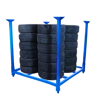 B31 Estante de neumáticos portátiles Estante de apilamiento de neumáticos de 60 pulgadas Estante de almacenamiento de neumáticos