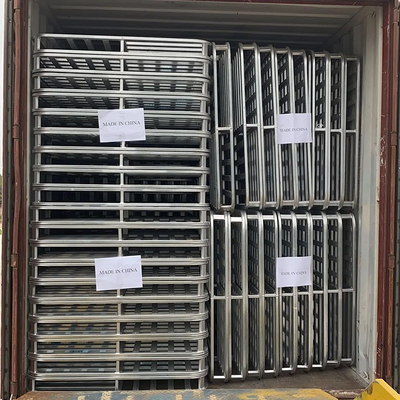 B38 Palet de acero galvanizado apilable de alta resistencia, palets de acero a granel, palet industrial de acero