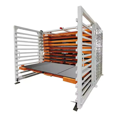 Estante de estructura metálica de despliegue manual de trabajo pesado Estante de almacenamiento de chapa metálica horizontal Uso industrial