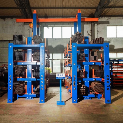 Estantería metálica telescópica para voladizo de tubería, estanterías telescópicas para voladizo de chapa metálica, estantería de almacenamiento para almacén, materiales largos