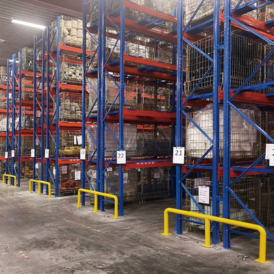 B42 Jaula de almacenamiento para almacenamiento logístico ASRS Contenedor plegable de malla de alambre