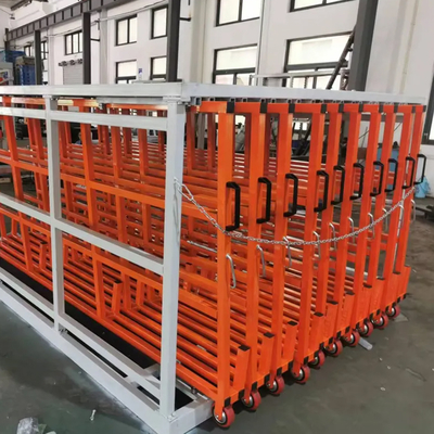 RHS Beam Electric Mobile Racking Q235 Estante selectivo de paletas de acero