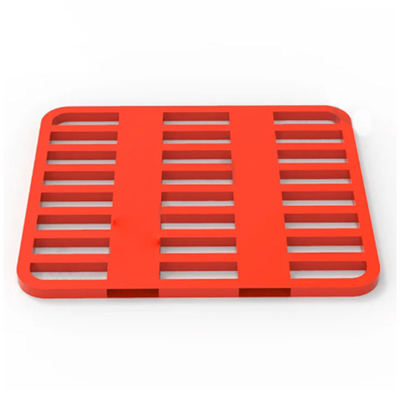 C04: Las paletas de acero con esquinas redondeadas se utilizan para almacenar granos ensacados, piensos, etc. Para evitar que las bolsas se rompan con las horquillas y facilitar el apilamiento y el almacenamiento.