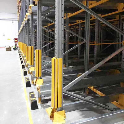Radio Shuttle Pallet Rack Protectores verticales Protectores de extremo de bastidor Polímero Barrera de seguridad Barreras de tránsito