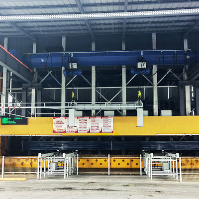 Recuadro de elevación para el almacenamiento de barras de longitud superior