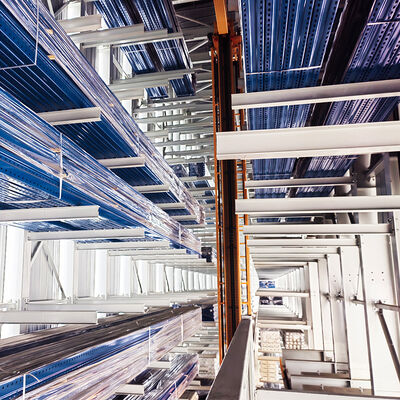 Recuadro de elevación para el almacenamiento de barras de longitud superior