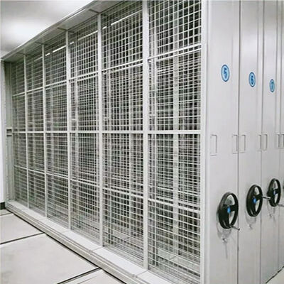 Estanterías Móviles Manuales Estanterías Compactas Móviles Accionadas por Manivela Sistema de Racks Compactadores de Archivos