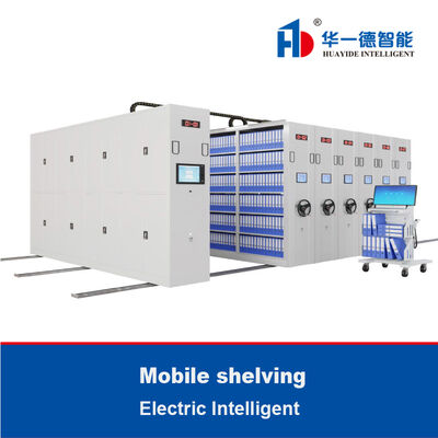 Estanterías Móviles Electrónicas Inteligentes, Estanterías Inteligentes para Archivos, Sistemas de Estanterías Inteligentes Compactas para Bibliotecas de Acero para Almacenamiento