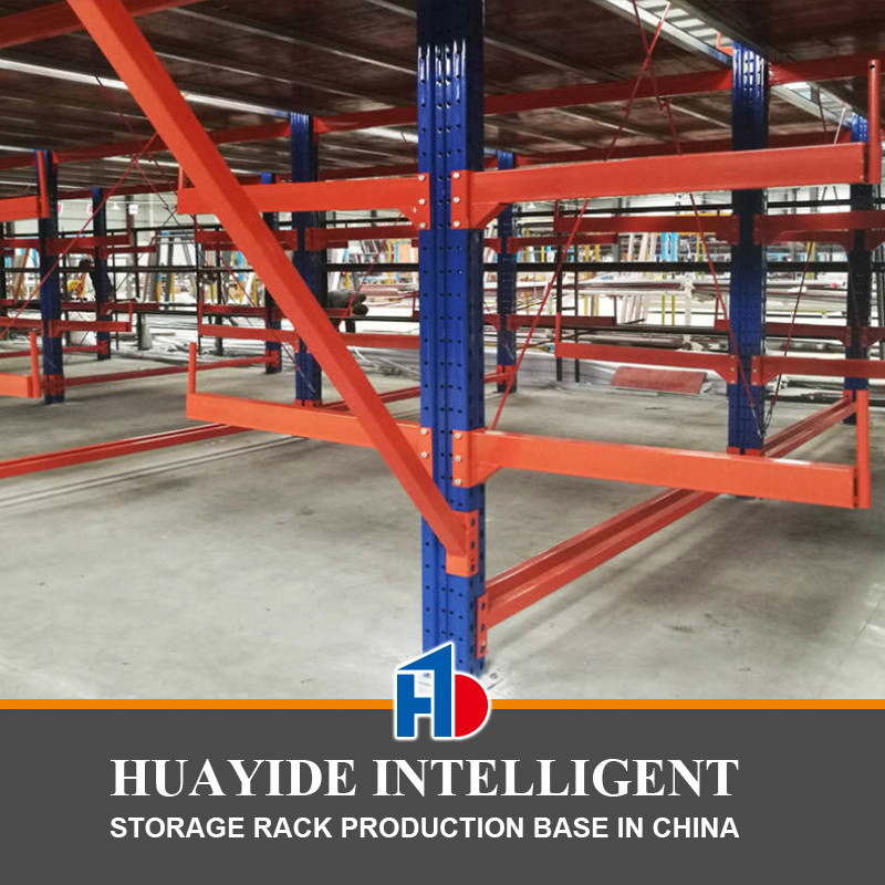 A43: Estante con voladizo para productos largos Estante con voladizo de mezanina Estante de almacenamiento