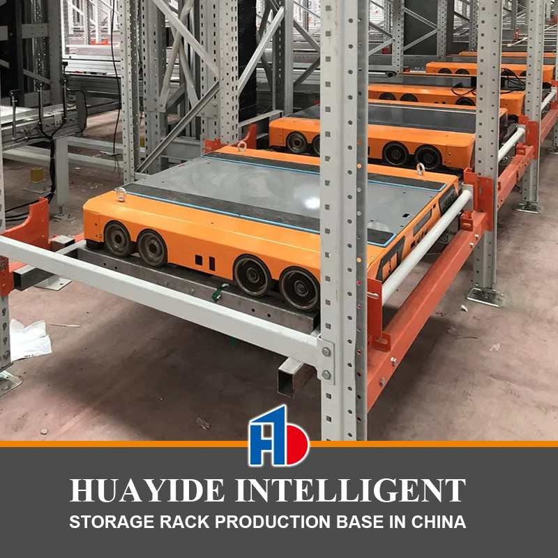 B13 ASRS Sistema de transporte de cuatro vías de carga pesada de mayor automatización Almacén de almacenamiento Estantes de transporte de acero