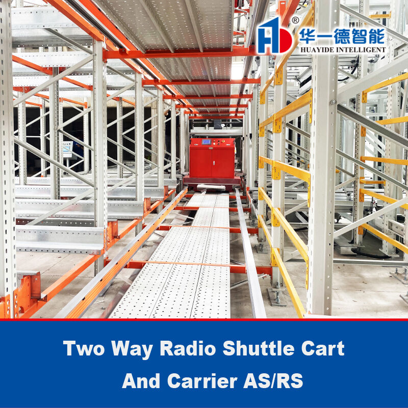 Sistema automático de almacenamiento y recuperación ASRS con carro lanzadera de radio bidireccional y transportador, sistema de estanterías Pallet Runner
