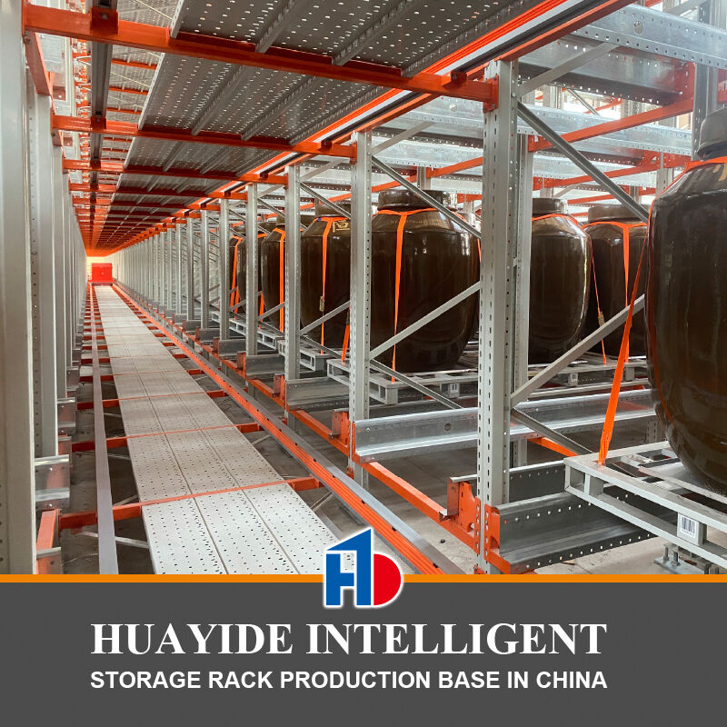 Sistema de almacenamiento tridimensional en el almacén del vehículo de transporte y transporte Sistema automatizado de almacenamiento y recuperación ASRS